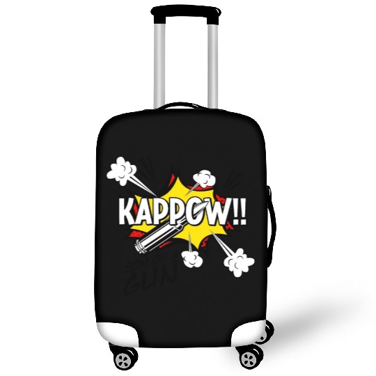 Kappow Bullets Gun Explosion Big bang Aesthetic Luggage Covers
