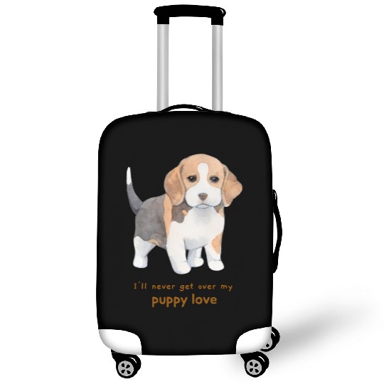 I'll Never Get over my Puppy Love. Adorable Beagle Luggage Covers