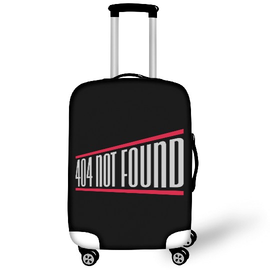 404 not found computer Luggage Covers