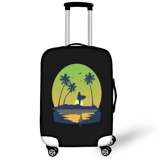 I Love My Wife And Surfing - Summer Vibes Luggage Covers