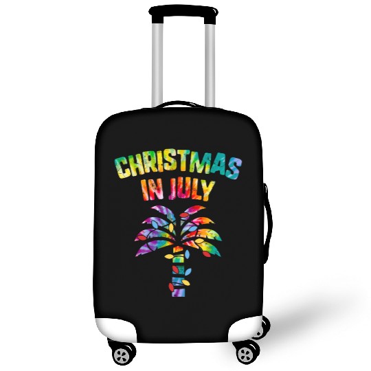 Christmas In July Beach Palm Xmas Tree Summer Luggage Covers