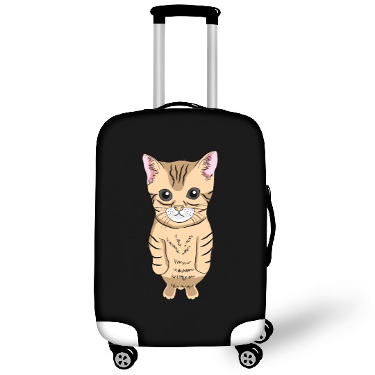 Cute Standing Cat Meme Cute Kitten Standing on Two Luggage Covers