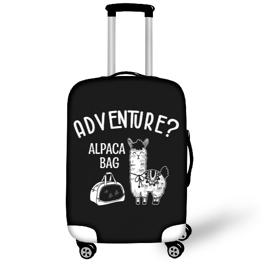 Pun Alpaca Lover Adventure Travel Alpacas Luggage Covers