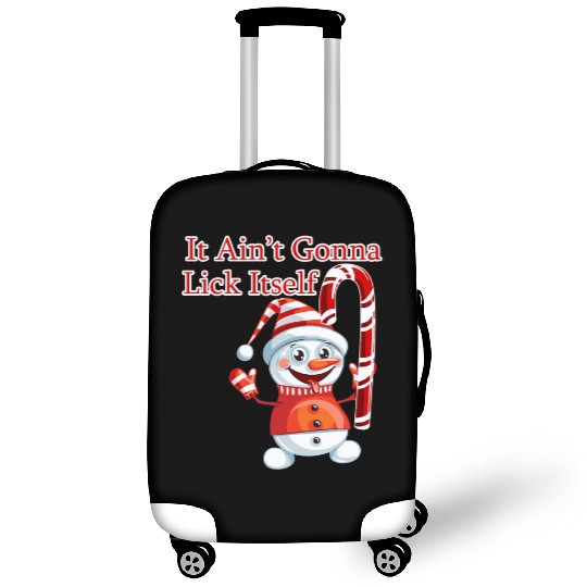 Christmas Holiday Candy Canes It'S Not Gonna Lick Luggage Covers