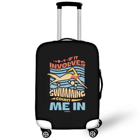 Swimming lifeguard swimming course outdoor pool gi Luggage Covers