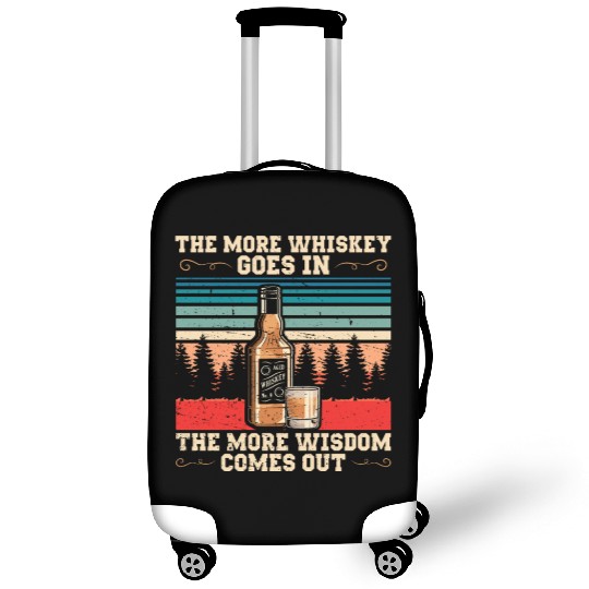 The More Whiskey Goes In | Bourbon Drinker Luggage Covers