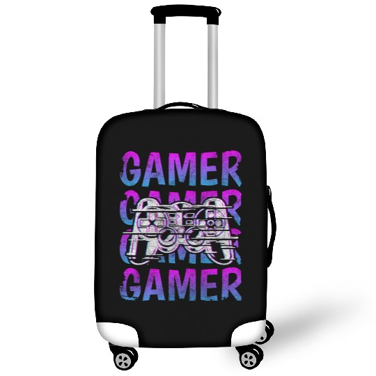 Gaming Nerd Computer Luggage Covers