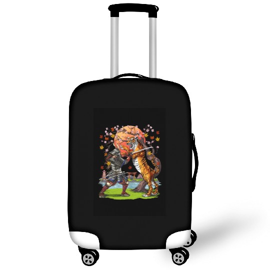Japanese Tiger Samurai Warrior Luggage Covers