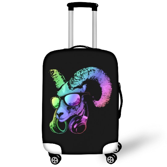 DJ GOAT Cool and Funny Music Animal with Luggage Covers