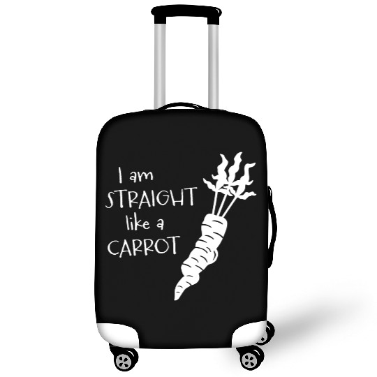 straight like a carrot - white uni I Luggage Covers
