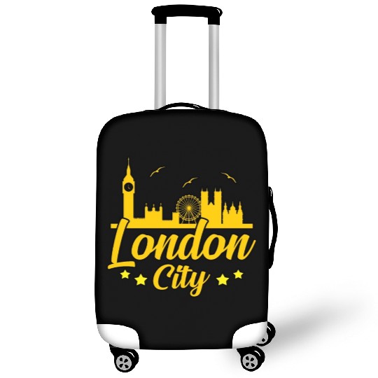 London Funny Gift Idea Luggage Covers
