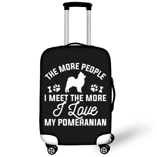 I Love My Pomeranian Luggage Covers