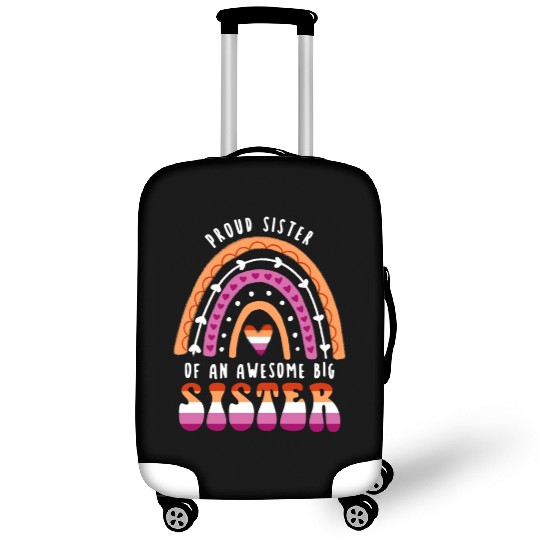 Proud Sister Awesome Big Sister Lesbian Luggage Covers