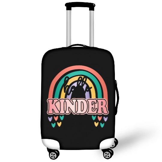 Hello Kindergarten Boho Rainbow Back To School Luggage Covers