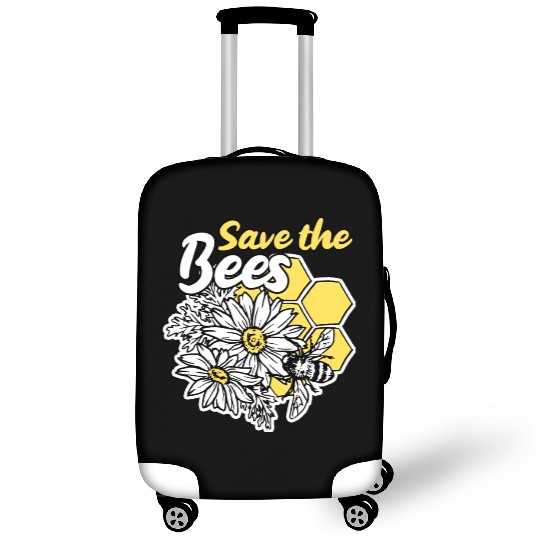 Save the bee honey bee gift idea environmental pro Luggage Covers