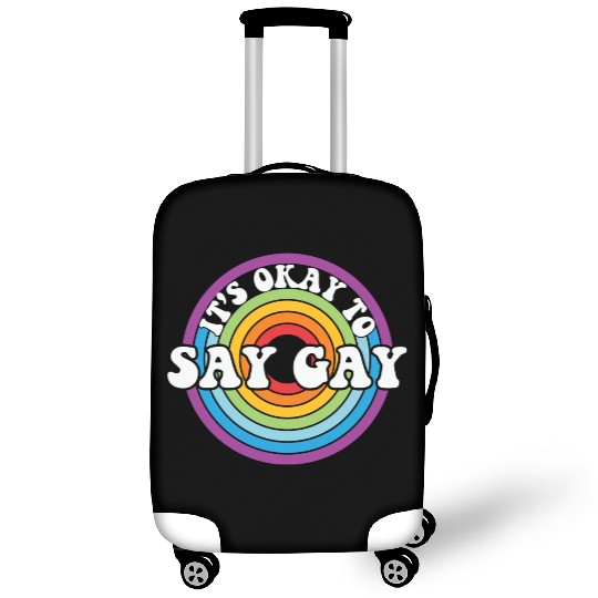 LBGT Flag Gay Pride Human ok say Gay Luggage Covers
