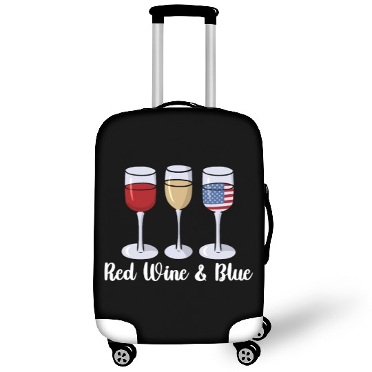 Red Wine & Blue | Bourbon Drinker Luggage Covers | Whisky