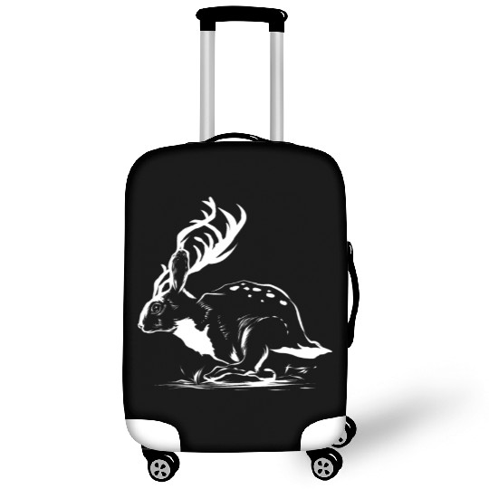 Jackalope Head Gift Luggage Covers
