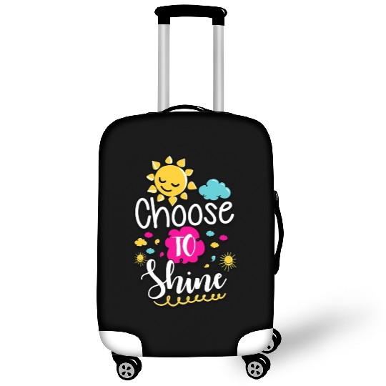 Choose To Shine Teacher Growth Mindset Luggage Covers