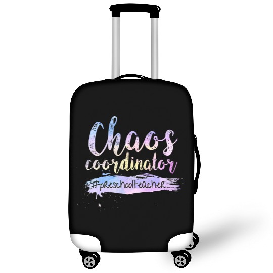 Chaos Coordinator Luggage Covers Cute Preschool Teacher Luggage Covers