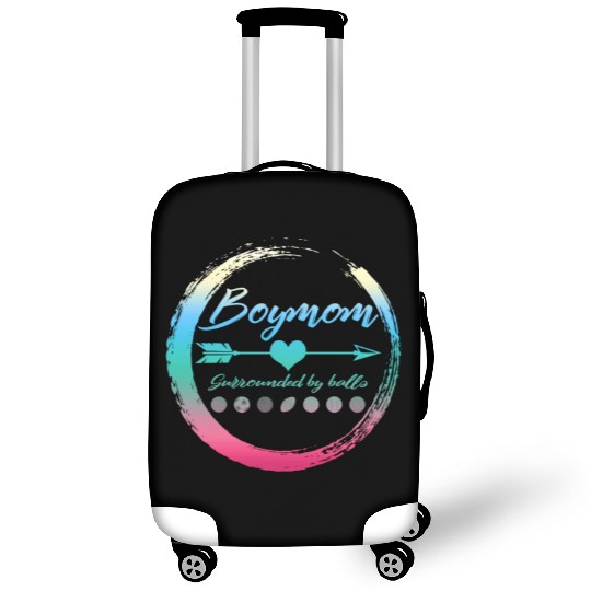 Boy Mom Luggage Covers, Surrounded By Balls Mother's Day