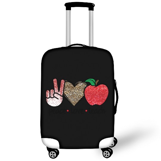 Peace Love Teach Back To School Teacher Gift Luggage Covers