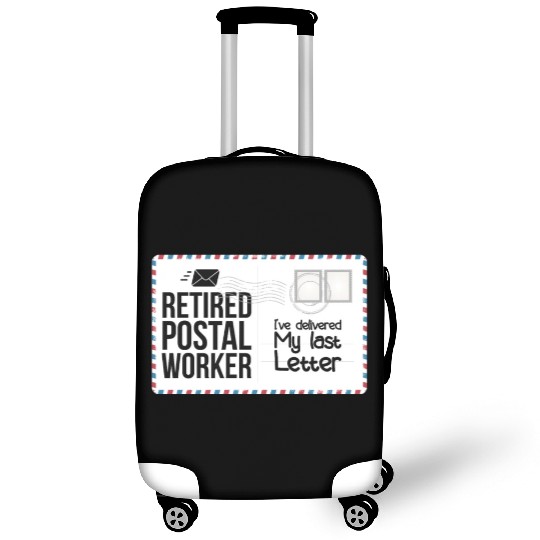 Retired Postal Worker Retirement Mailman Postman Luggage Covers