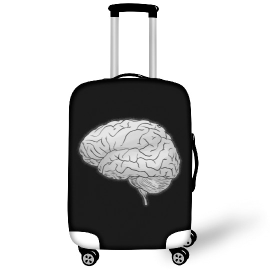 Human Anatomy Brain Luggage Covers