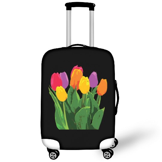 Tulip Garden Gardening Luggage Covers