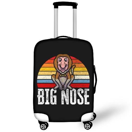 Big Nose Proboscis Monkey Ape Wildlife Zookeeper Luggage Covers