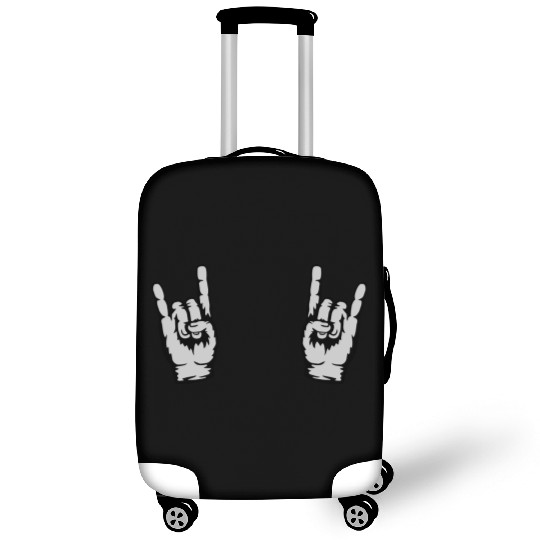 2 hands heavy metal Luggage Covers