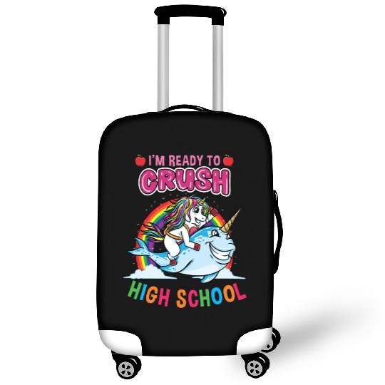 Im Ready To Crush High School Unicorn Girls Luggage Covers