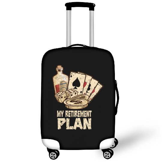 Poker Player Retirement Plan Playing Poker Luggage Covers