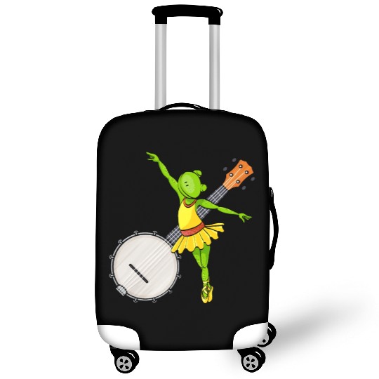 Ballet Dancing Frog Banjo Bluegrass Music Luggage Covers