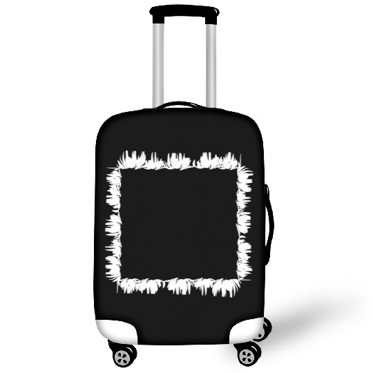 square frame grass Luggage Covers