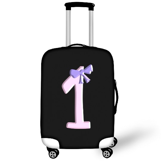one loop number pink number first Luggage Covers