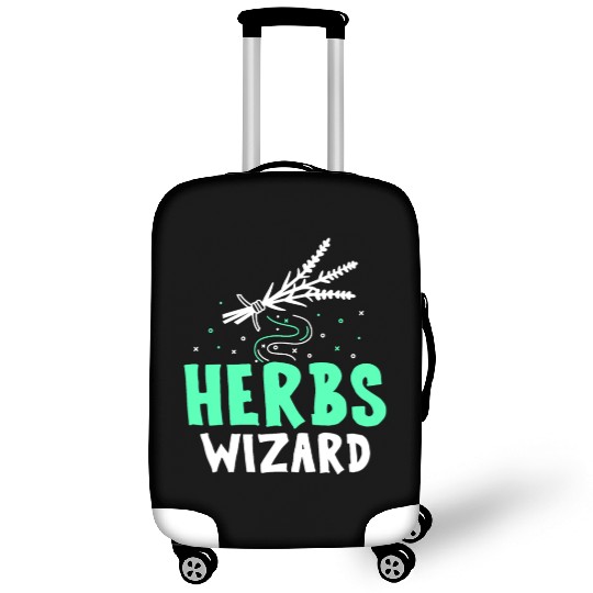 Herbs Wizard Herbalist Herb Herbalism Gardening Luggage Covers