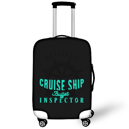 Funny Cruise Ship Buffet Inspector Partners Luggage Covers