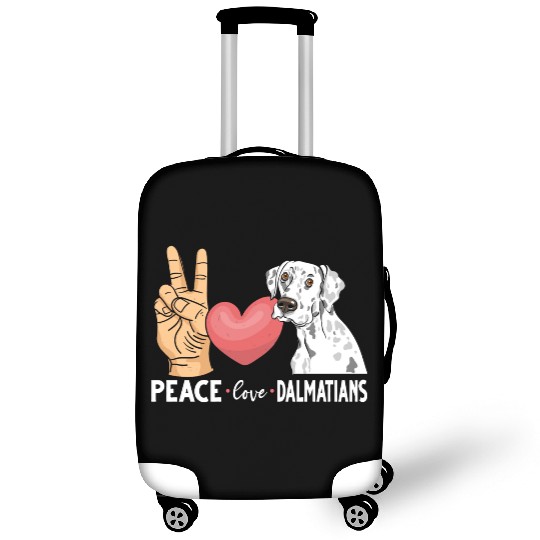 Cute Dalmatian Dog Lover Luggage Covers