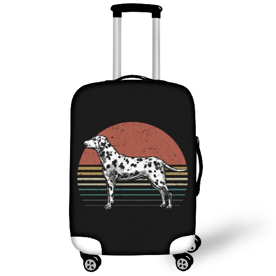 Dalmatian Retro Dog Lover Luggage Covers