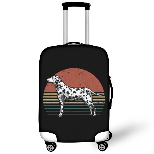 Dalmatian Retro Dog Lover Luggage Covers