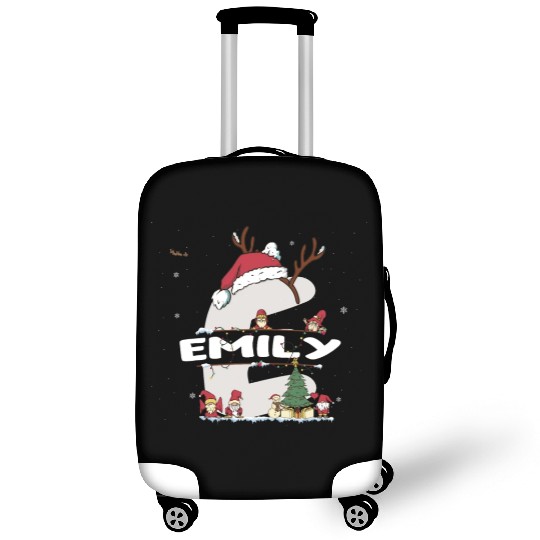 Emily Christmas - Emily Name funny Xmas Luggage Covers