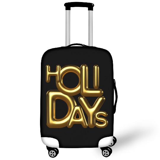 Holidays gold Luggage Covers