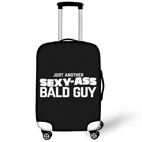 Sexy Bald Guy Men Father's Day Gift Idea Luggage Covers
