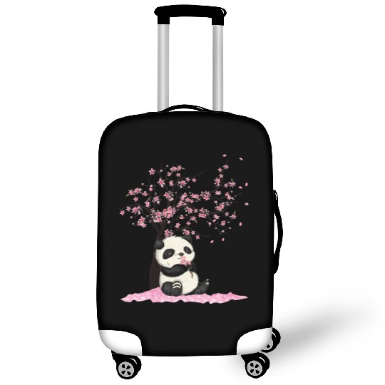 Cherry Blossom Japanese Art Panda Lover Panda Bear Luggage Covers