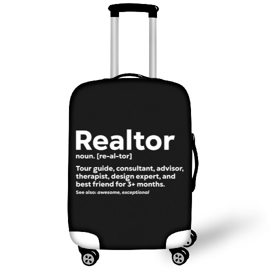 Funny Realtor Definition Real State Agent Luggage Covers