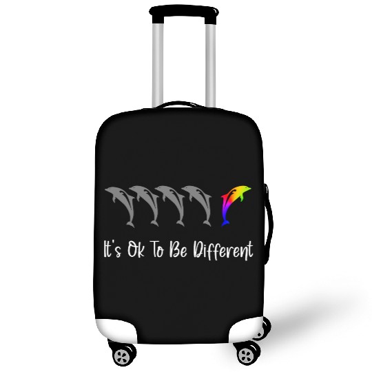 It's Ok To Be Different - Dolphins Luggage Covers