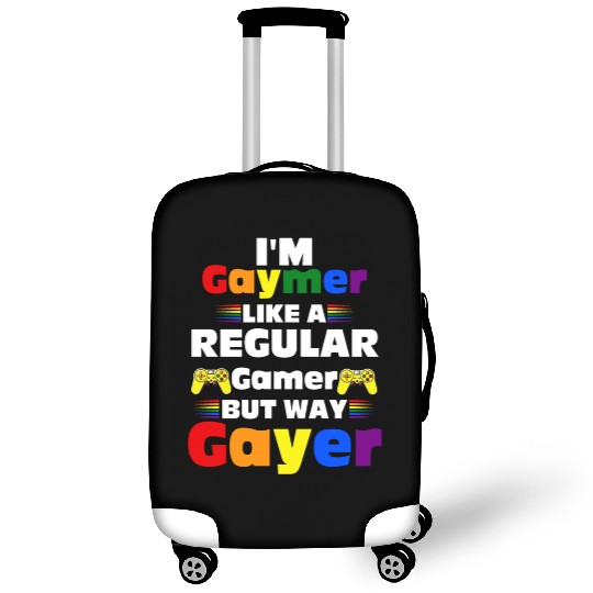 Funny Gaymer Gay Gamer Gayer - Pride Rainbow LGBT Luggage Covers