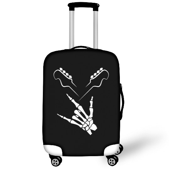 Rocker Skeleton Hand Rock On Rock Star Guitar Luggage Covers