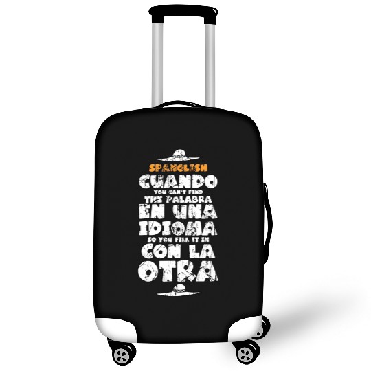 Funny Spanish Teacher Gift Spanish Language Teache Luggage Covers